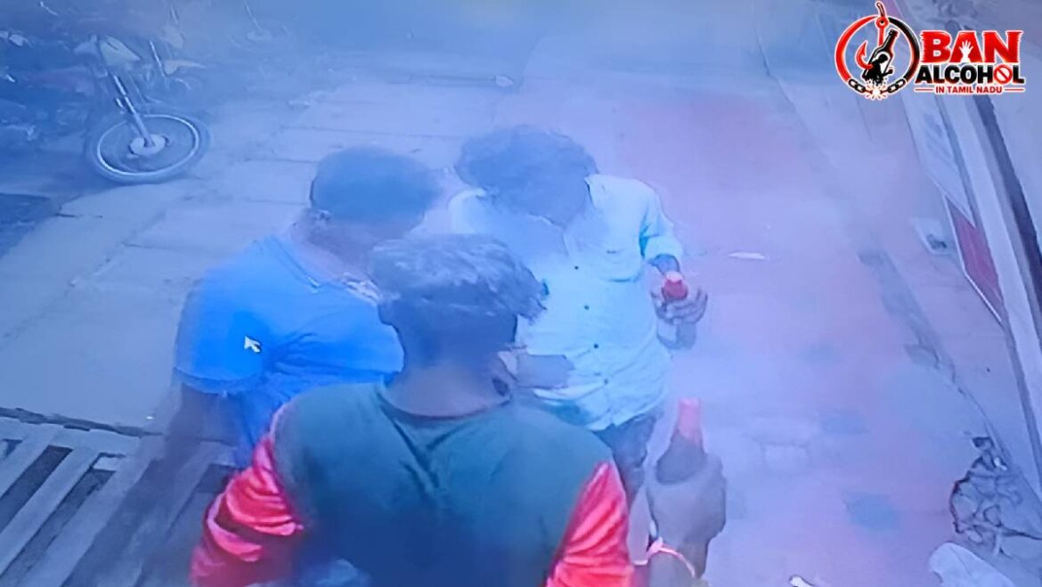 புதுச்சேரி மதுக்கடை மீது நாட்டு வெடிகுண்டு வீச்சு